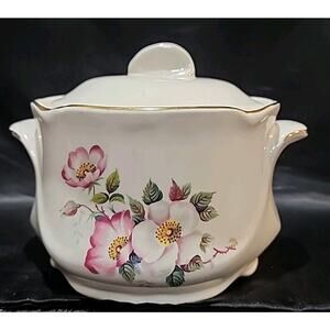 Vintage ~ House of Webster ~ Briar Rose ~ Lidded Canister